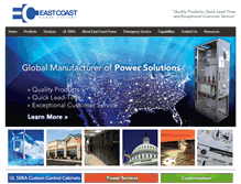 Tablet Screenshot of ecpowersystems.com